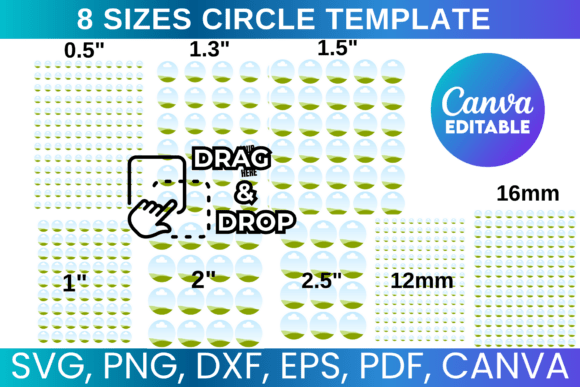 Circle Canva Template SVG: Clean Graphics for Real Canva Projects