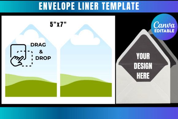 Envelope Liner Canva Template: Graphics That Elevate Editorial Trust