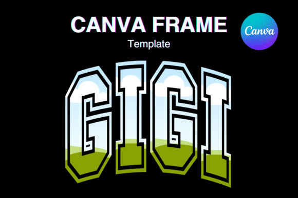 GIGI Canva Frame Template Grandmother: Graphics for Heartfelt Canva Designs