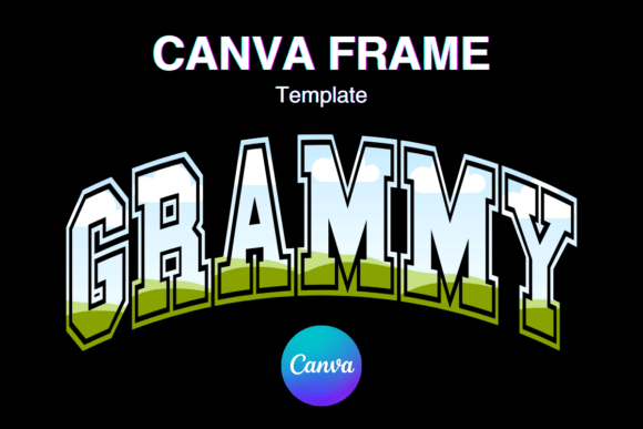 GRAMMY Canva Frame Template: Graphics for Commercial Use