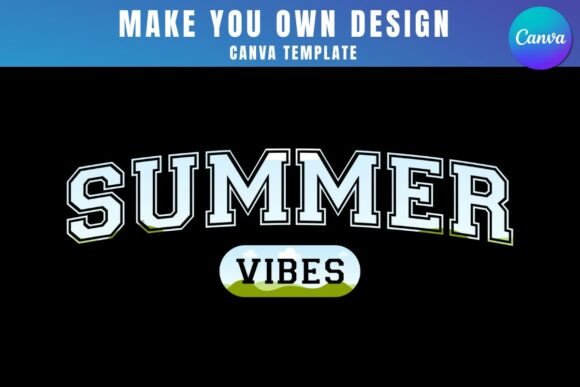 Summer Vibe Canva Frame Template Design: Graphics for Real Publishing