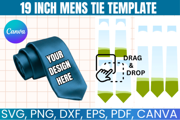 Tie Editable Canva Frame Template